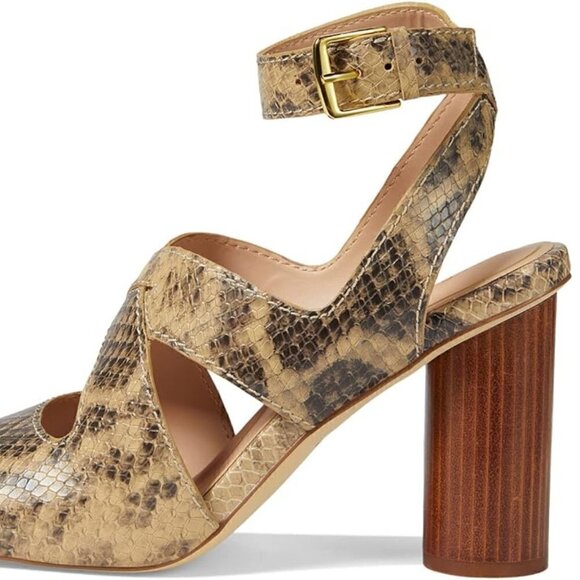 Cole Haan Reina City Sandal 85 mm Snake Print Leather size 9 B New - Picture 3 of 8